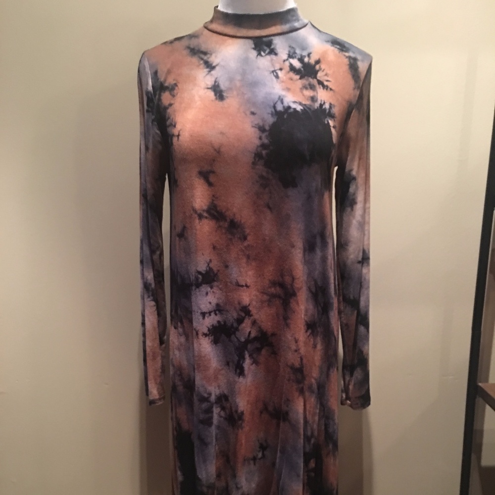 Peach Love California Tie-Dyed Dress